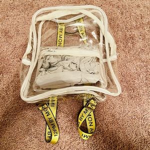 12 PM BY MON AMI CLEAR BACKPACK